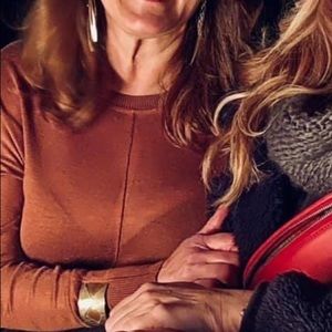 Comfy yet chic copper tunic sweater